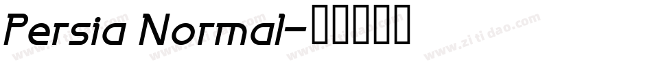 Persia Normal字体转换